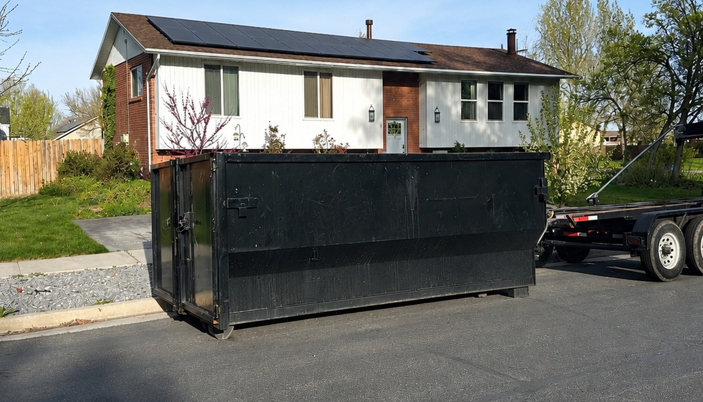 Residential dumpster rental content used for junk removal marketing services